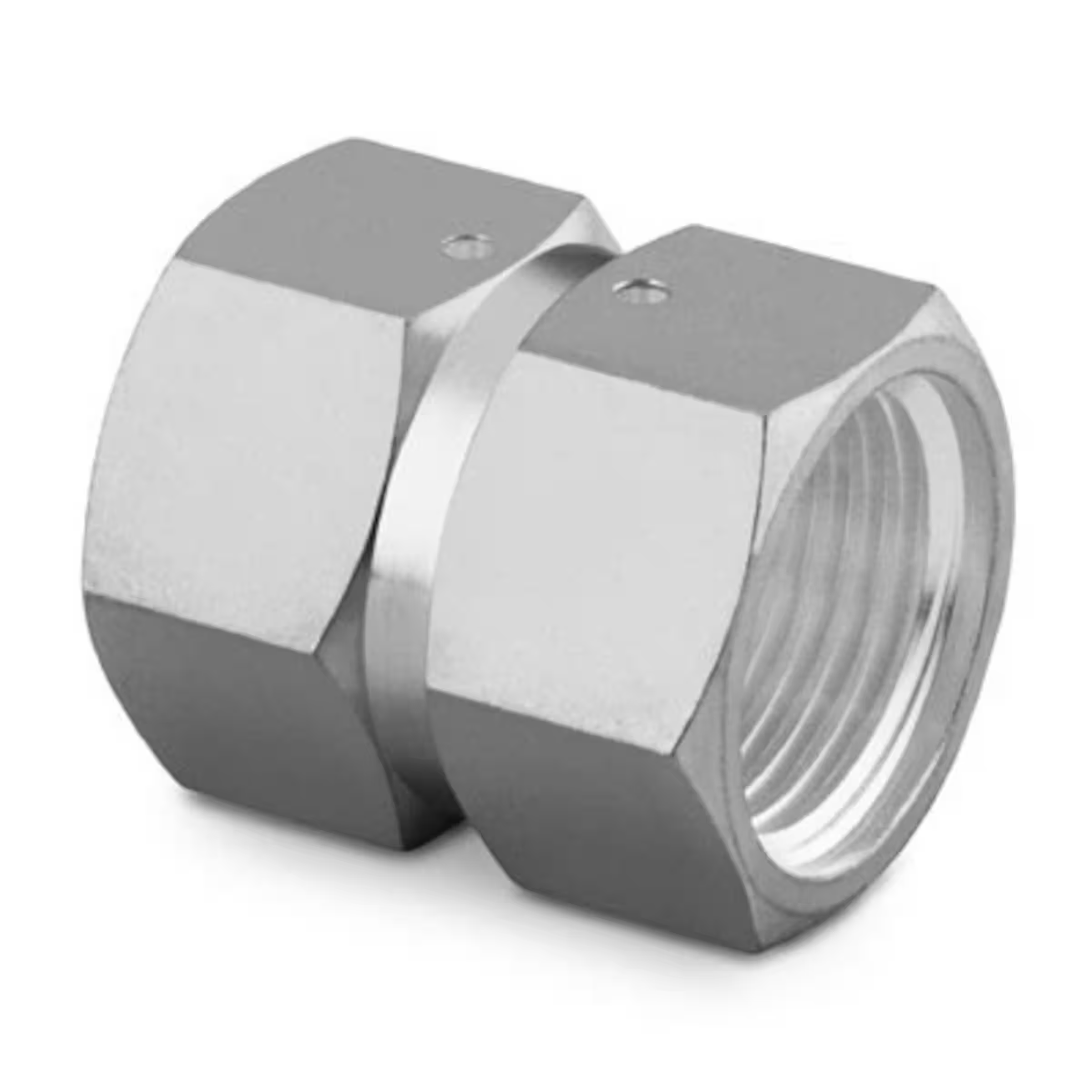 Swagelok 世偉洛克 SS-8-VCR-6-DF 316 不銹鋼 VCR 面密封接頭，1/2 in. 雙內(nèi)螺紋聯(lián)合接頭本體