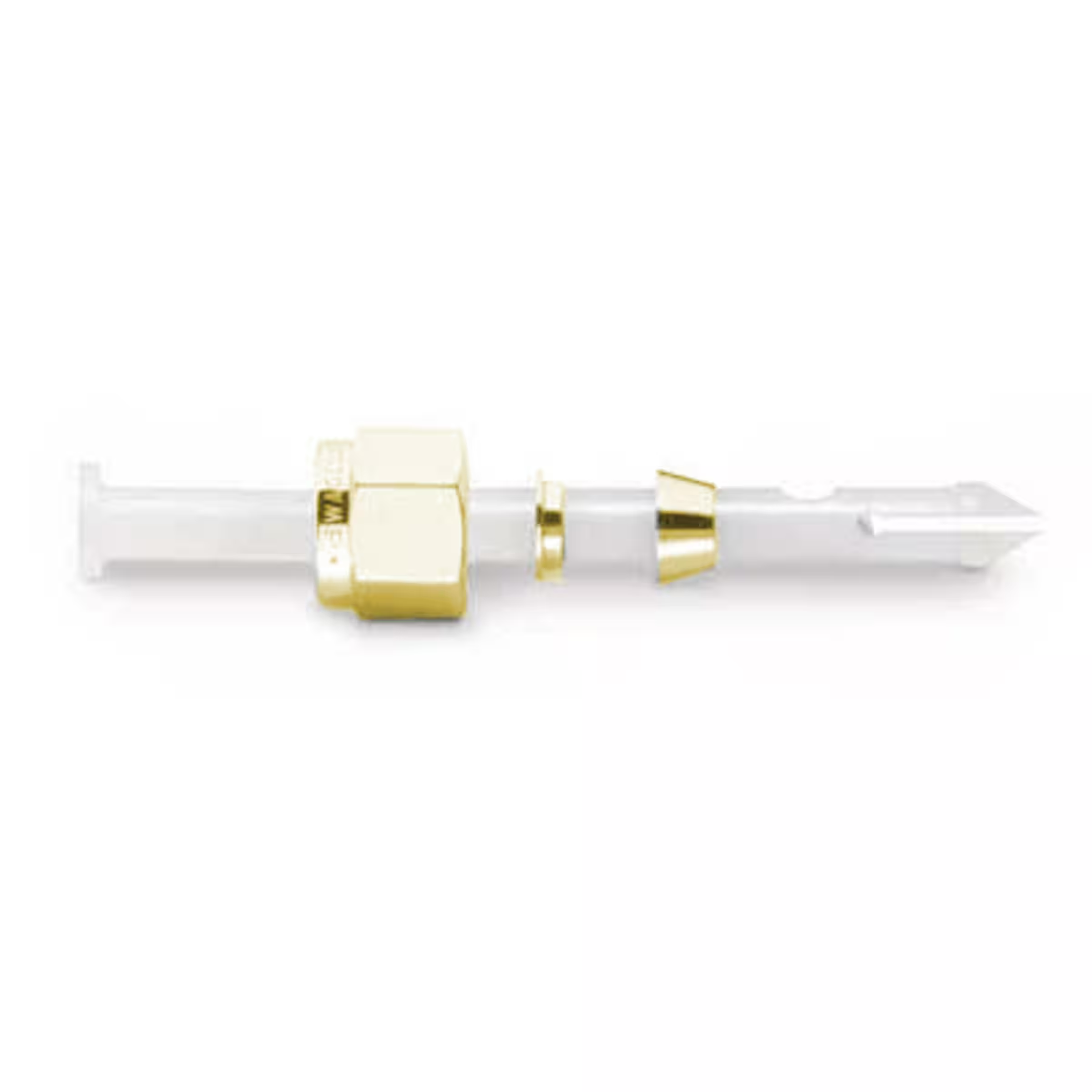 Swagelok 世偉洛克B-400-NFSET 1/4 in. 卡套管接頭用黃銅螺母和卡套組件（1 個螺母/1 個前卡套/1 個后卡套），請以五為倍數(shù)的數(shù)量訂購